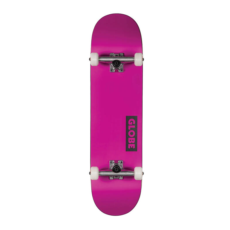 Globe Goodstock Skateboard Neon Purple 8.25"