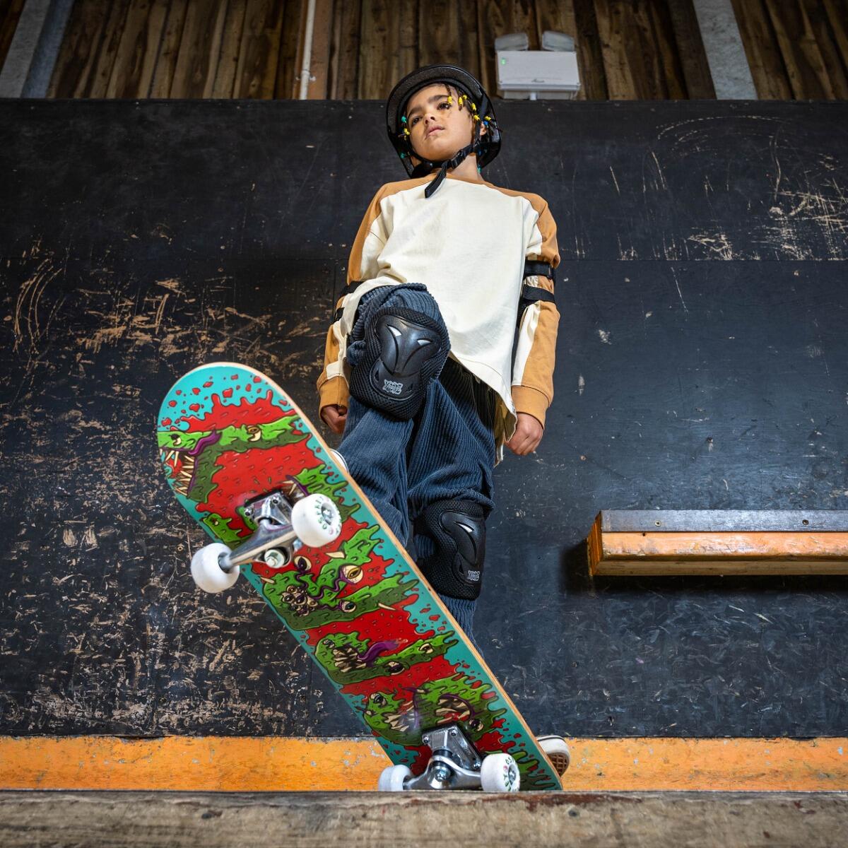 Tabla Skate Osprey Skateboard Double Kick Pro: Savages 79 Cm Skateboard Niño