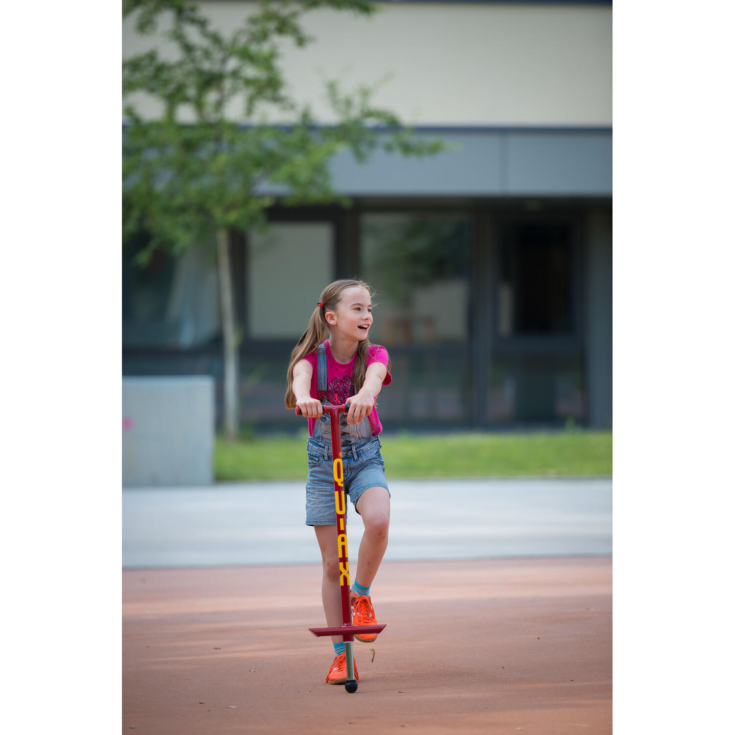 Pogo-Stick , Red, L : 98 cm, up to 30 kg