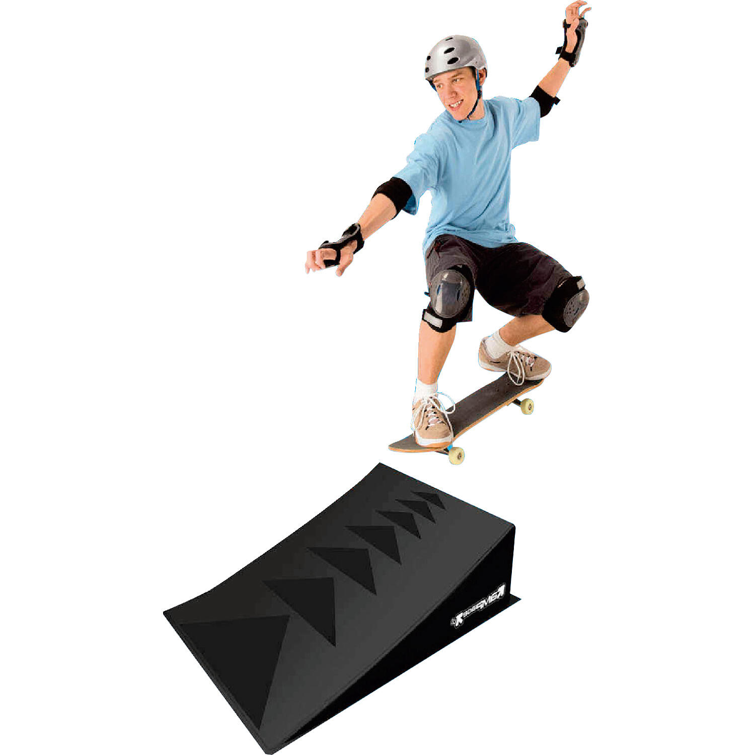 Urban Street Ramps skate-ramp large launch black 2/3