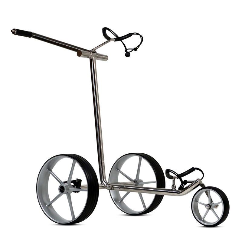 Tour Made Haicaddy® HC3X Edelstahl Push Golftrolley