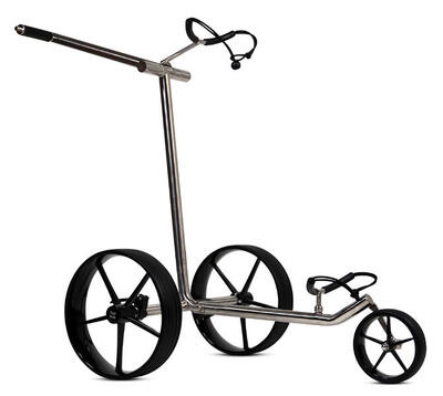 Tour Made Haicaddy® HC3X Edelstahl Push Golftrolley