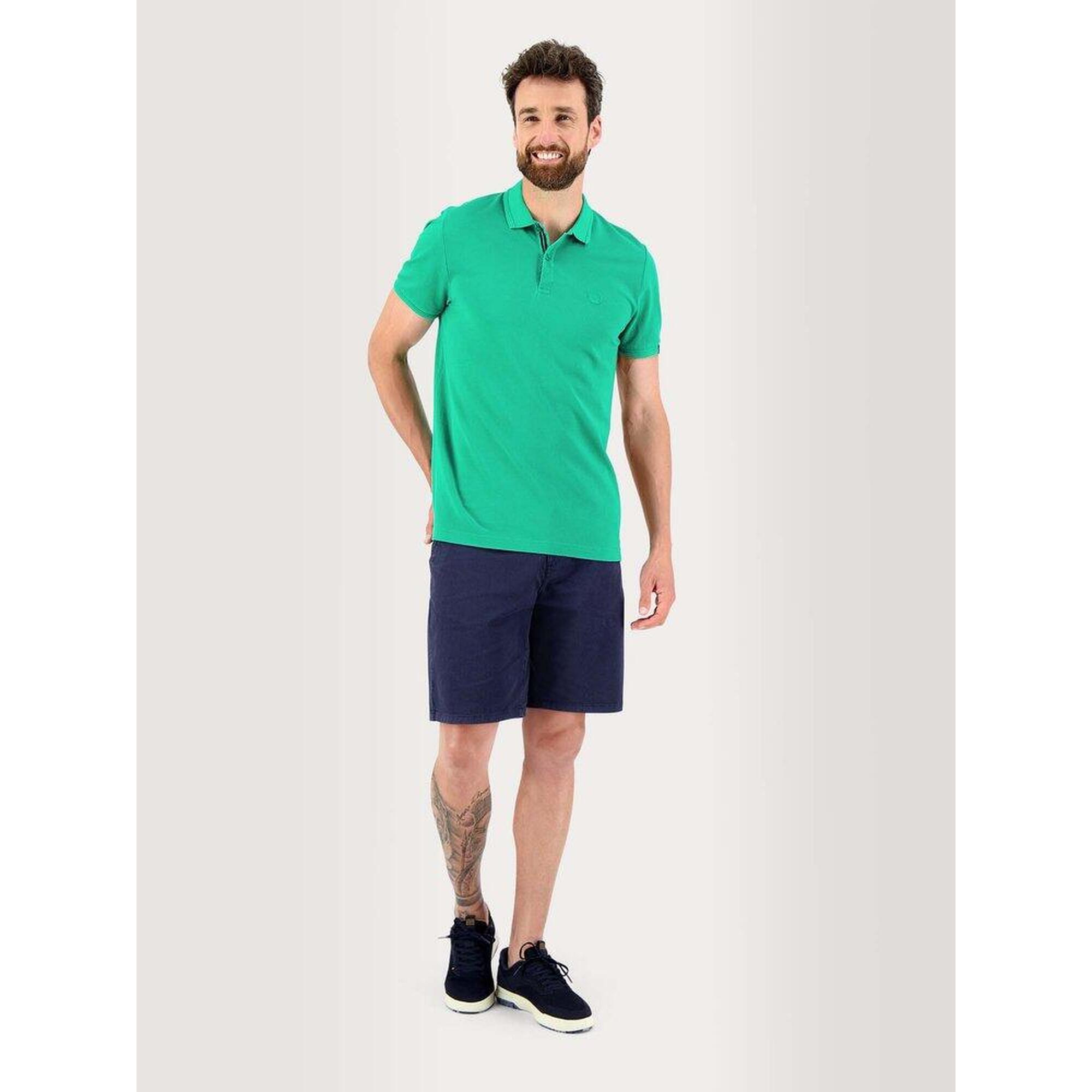 Tbs - Polo Manches Courtes Homme - Jairopol Palme - T-shirt Manches Courtes - Vert - L. - Decathlon
