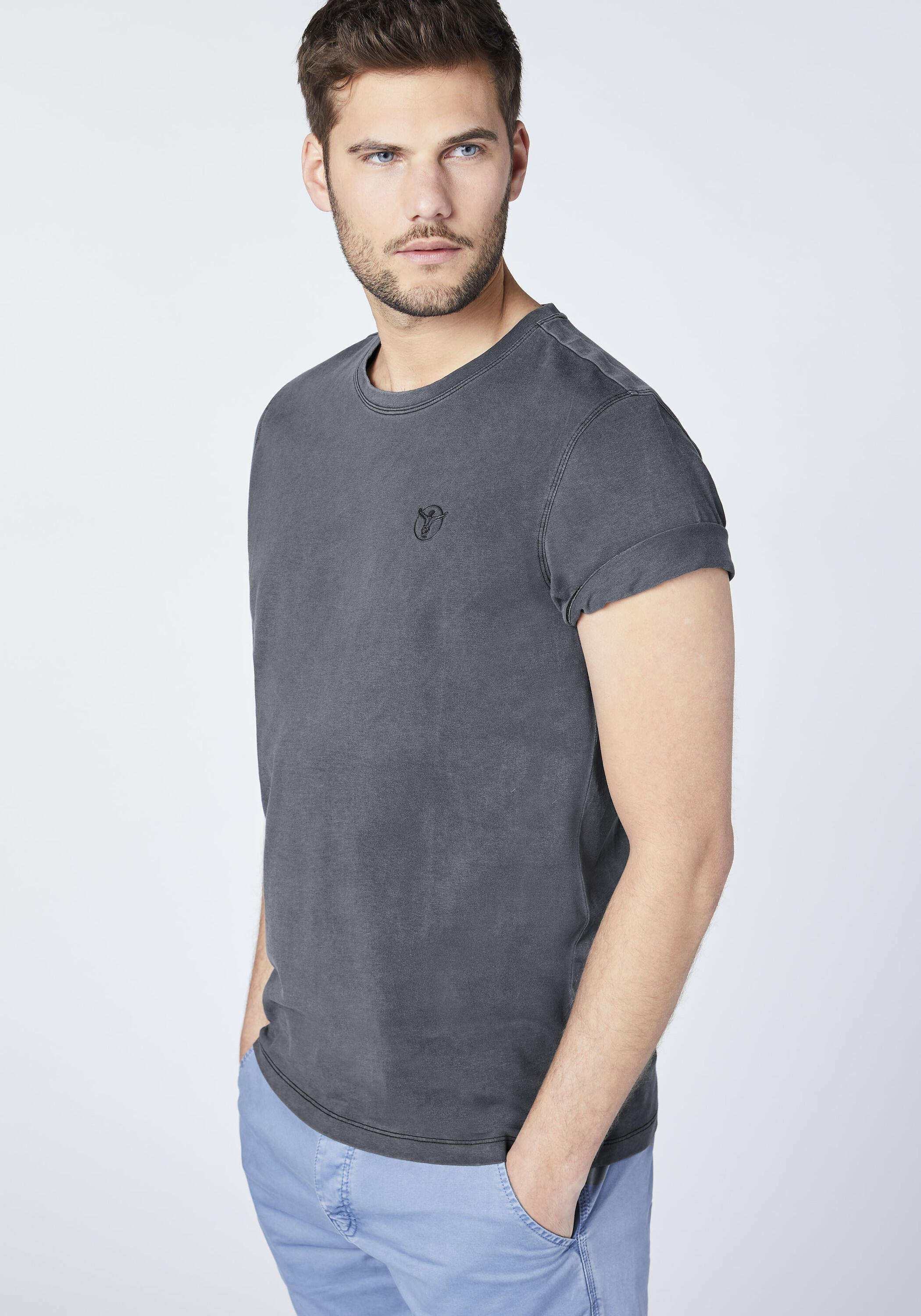 T-Shirt mit dezentem Jumper-Motiv 7/7