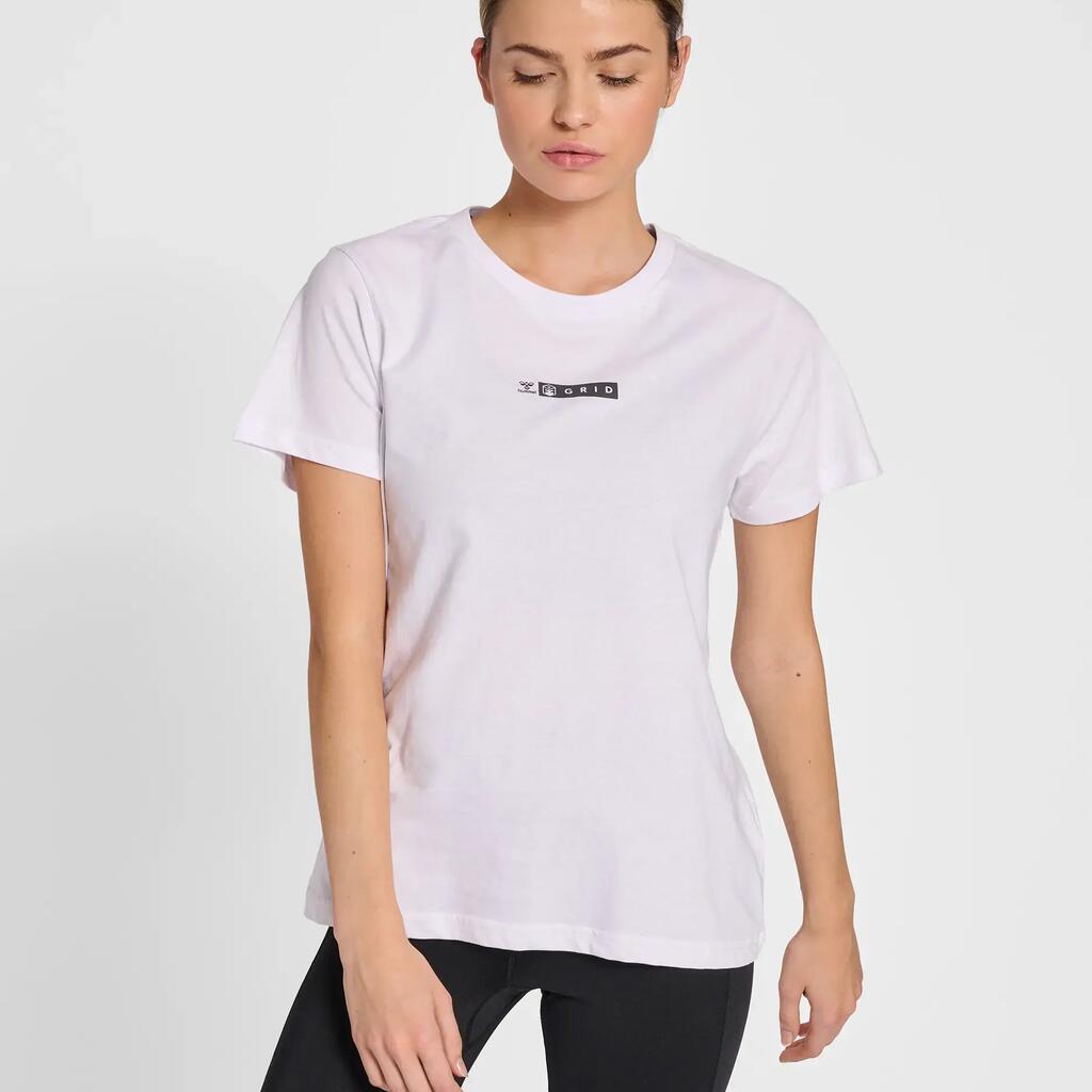 Women's T-shirt Hummel OFF - Grid