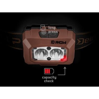 Lampa de cap Delphin RGW PRO, 5W, 200 lm