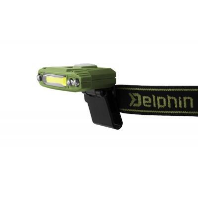 Lampă/lanterna de cap Delphin RAZOR USB, 5000 mAh, 85 lm, incarcare USB