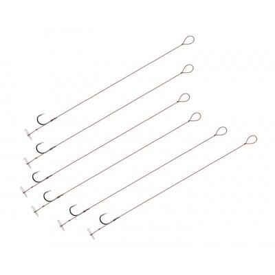 Montură feeder Delphin Proxi Quickstop, 6 buc/set, 8 cm,  ac 8, fir 0.10 mm