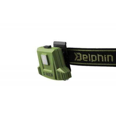 Lampă/lanterna de cap Delphin RAZOR USB, 5000 mAh, 85 lm, incarcare USB