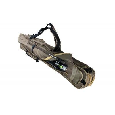 Geanta/Husa lansete Delphin Sherpa 145 cm, 2.5 compartimente, maro