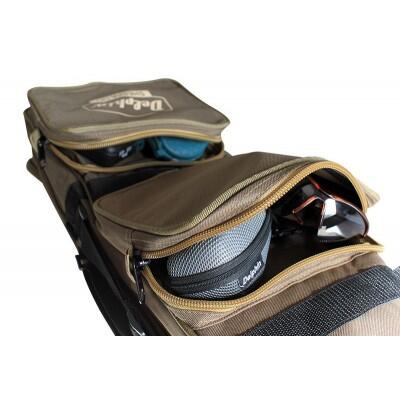 Geanta/Husa lansete Delphin Sherpa 145 cm, 2.5 compartimente, maro