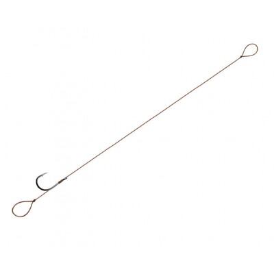 Montură feeder Delphin Proxi Loop, 6 buc/set, 8 cm, 0.10 mm, carlig 8