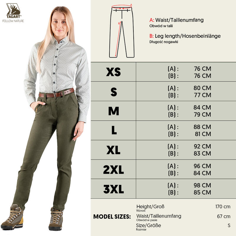 Damen Jagdhose Tagart Carbon light Lady mit Graphen