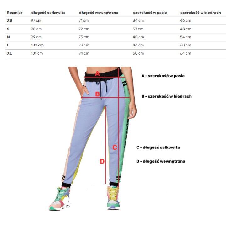 Spodnie dresowe unisex Zumba Futuristic Cargo