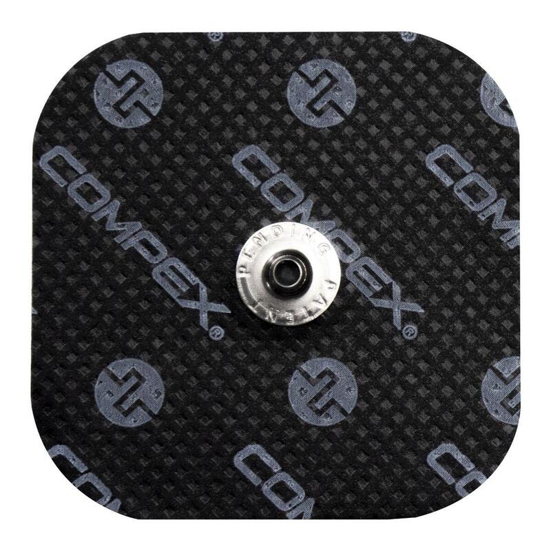 Black Easysnap Self-adhesive Electrodes For Muscle Stimulation 50 X 50MM