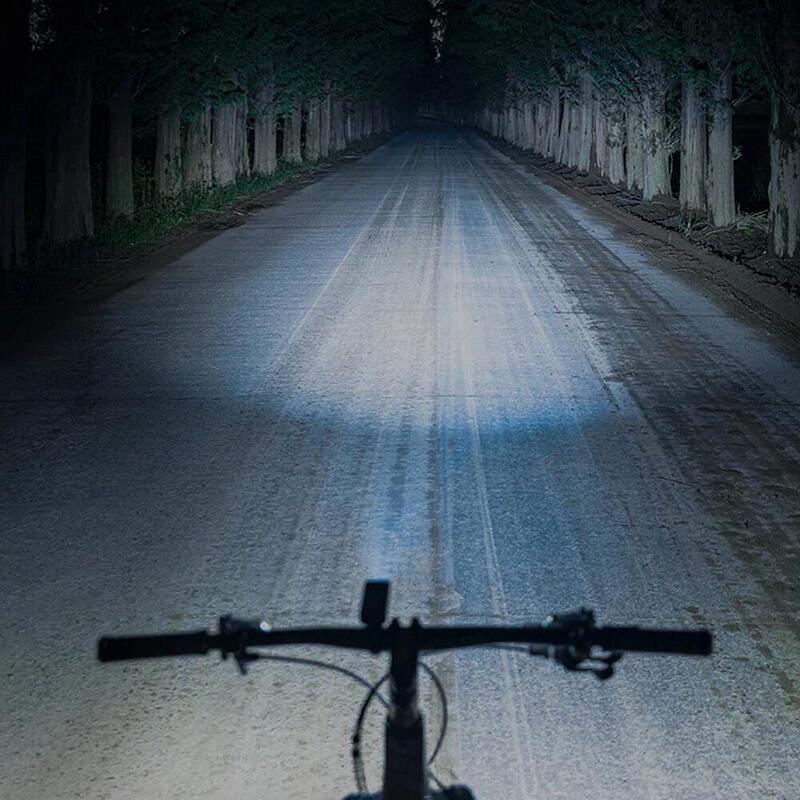 Lumină bicicletă 260 lumeni, usb-c, rezistentă la apă, negru