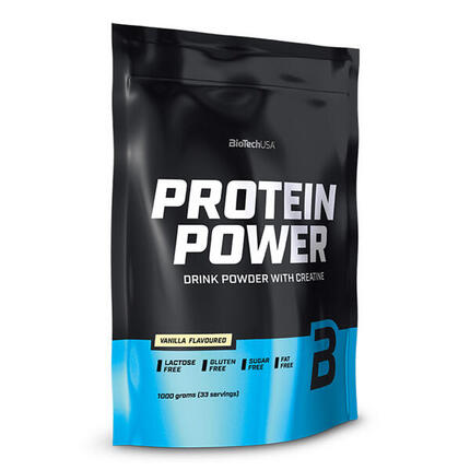 Mezcla De Whey - Protein Power (1kg) - Fresa Plátano