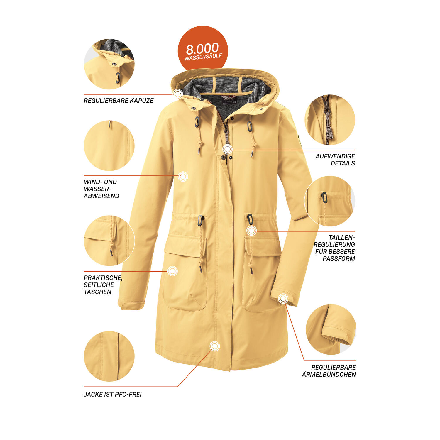 Damen Softshellparka GS 99 4/6