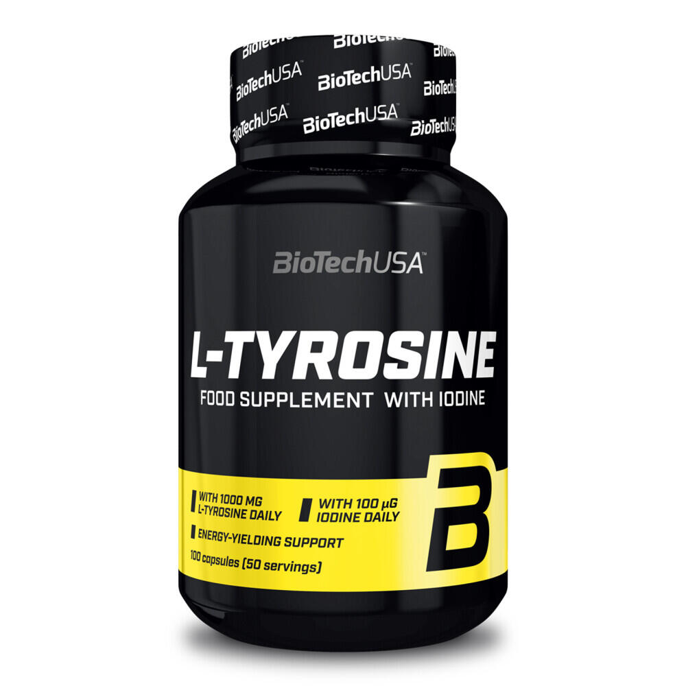L-Tyrosine 1000mg - 100 capsules Biotech USA