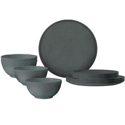 Camping servies set midday rpet tierra bord schaal 12 stuks