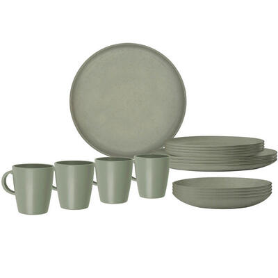 Camping servies set lunch box rpet tierra bord schaal 12 stuks