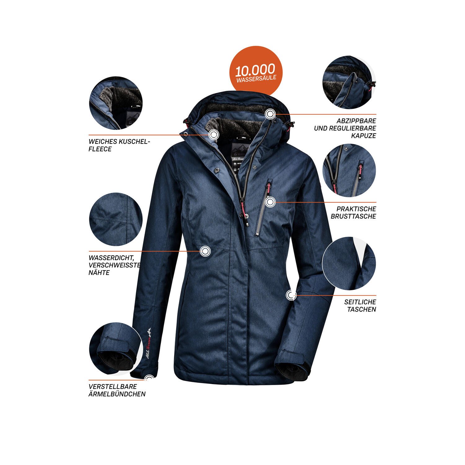 Damen Outdoorjacke Nira 4/6
