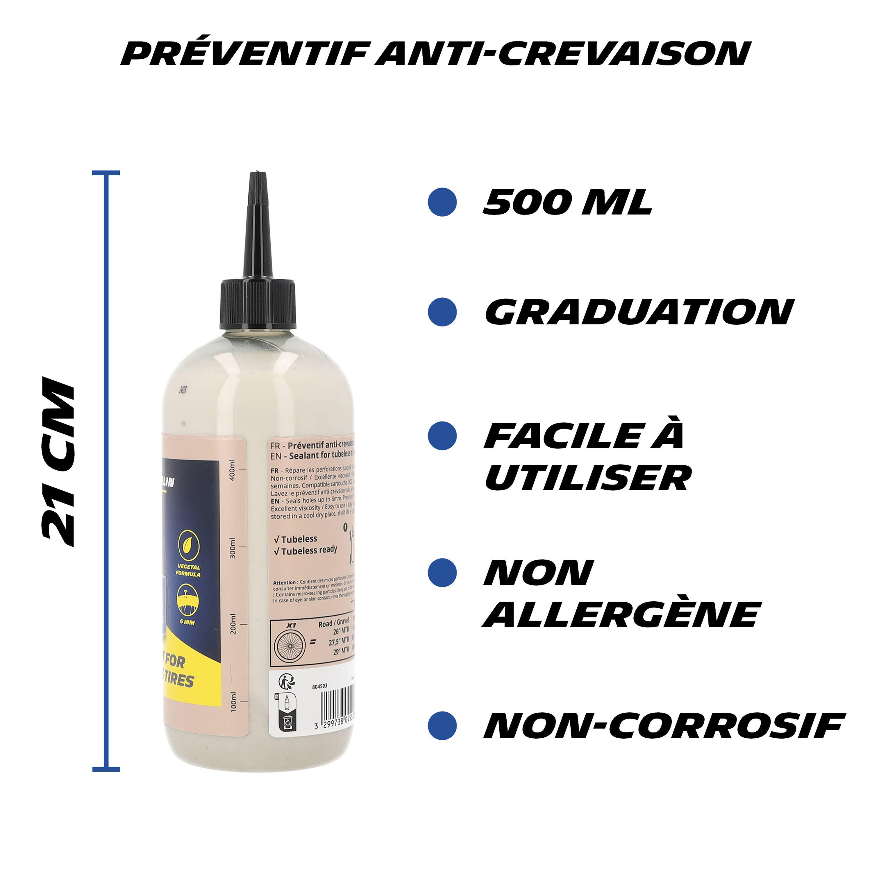 Préventif crevaison Tubeless Ready 500mL MICHELIN Vélo gravel, montagne, route 4/5