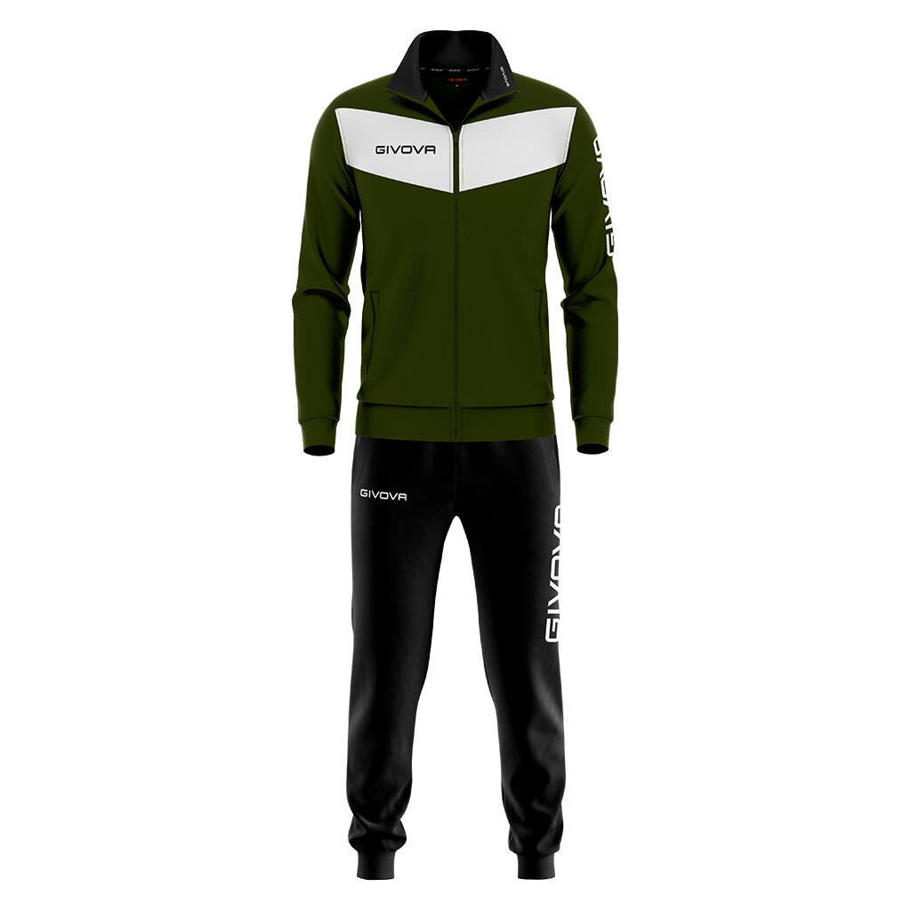 Conjunto Desportivo Givova Visa Triacetato Verde/preto 2/2