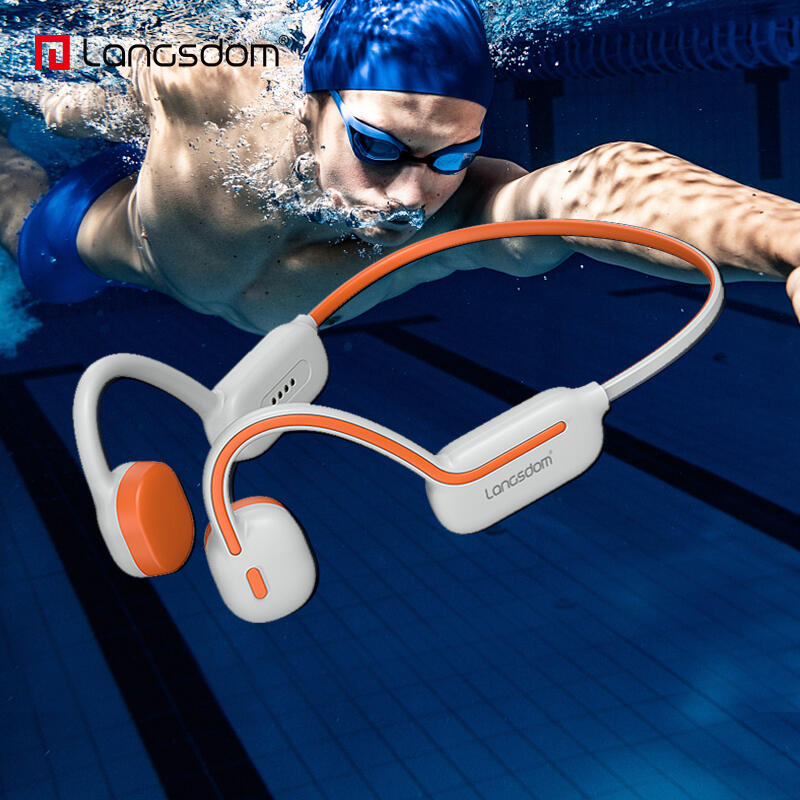 BE02 Bluetooth Sport Bone Conduction Headphone  - Orange