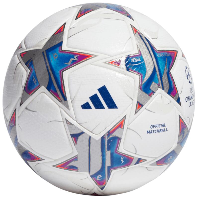 Piłka nożna adidas UCL Pro biało-niebieska IA0953 ROZMIAR 5