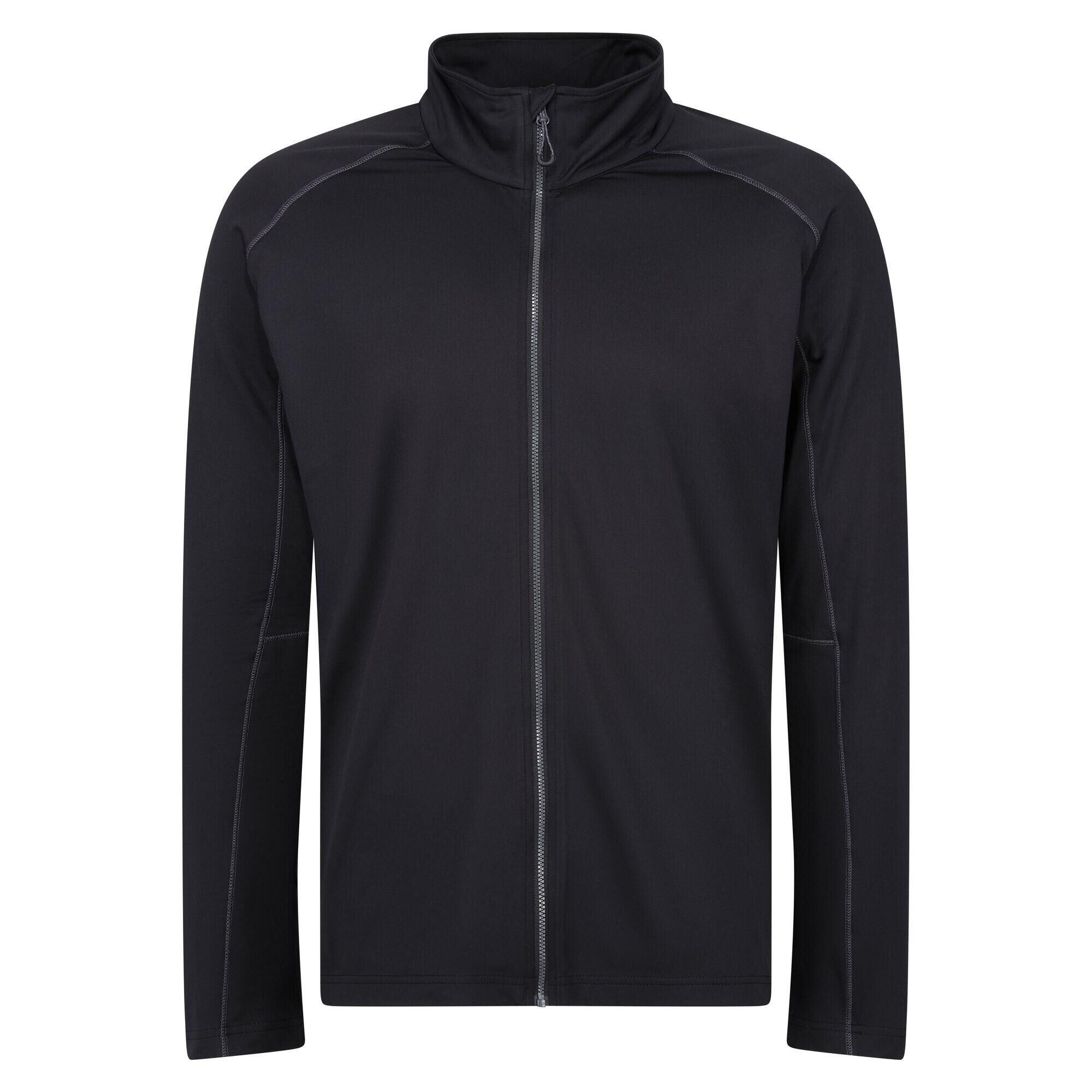 REGATTA Mens Core Stretch Full Zip Midlayer (Black)