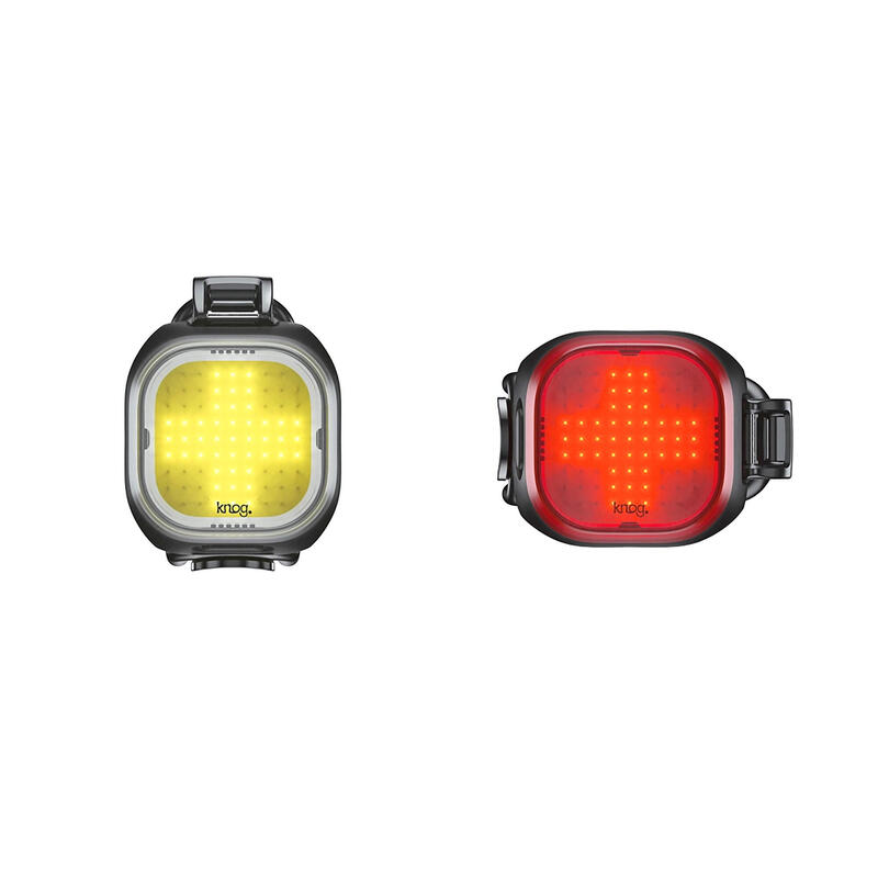 Knog Blinder Mini Cross Twinpack față + spate set de lumini pentru biciclete