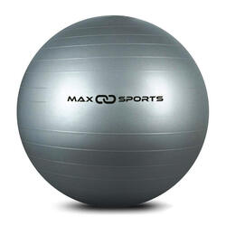 Pelota Fitness Gigante Max Sports Sena 75 cm color gris
