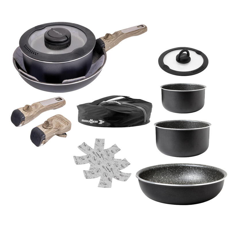 Batterie de camping Set cuisine Pirate Spacemaster Ø26 cm Outdoor Casserole