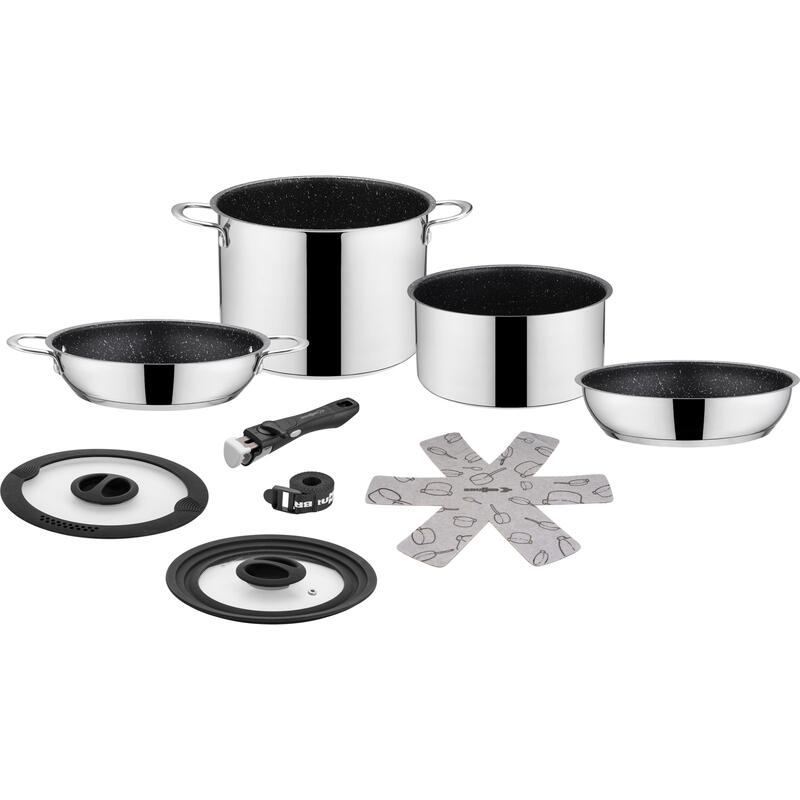 Camping Vaisselle Set Academy HIGH NG 7+1 Ø22 cm Outdoor Casserole Poêle