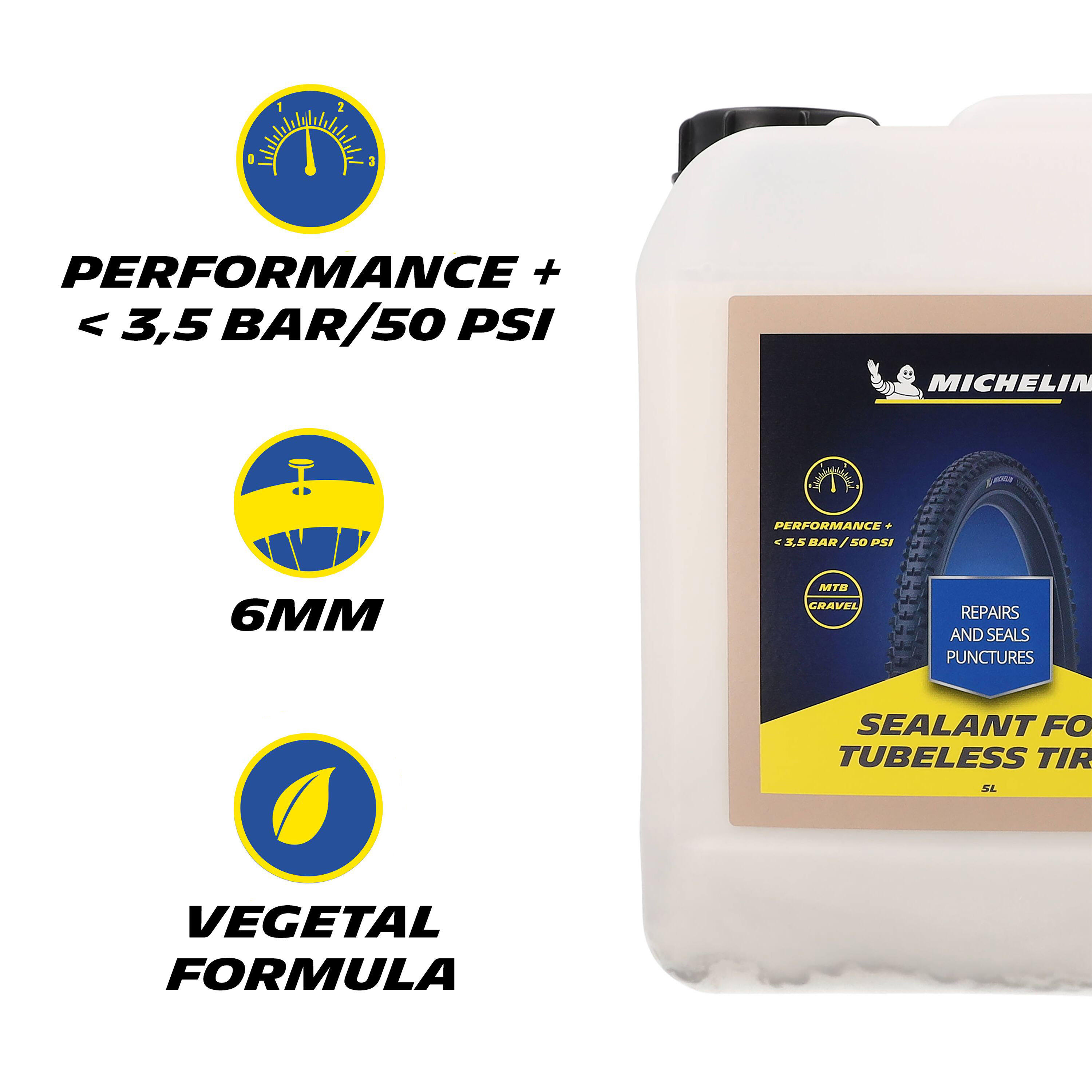 Préventif crevaison Tubeless Ready 5L MICHELIN Vélo gravel, VTT. 5/6