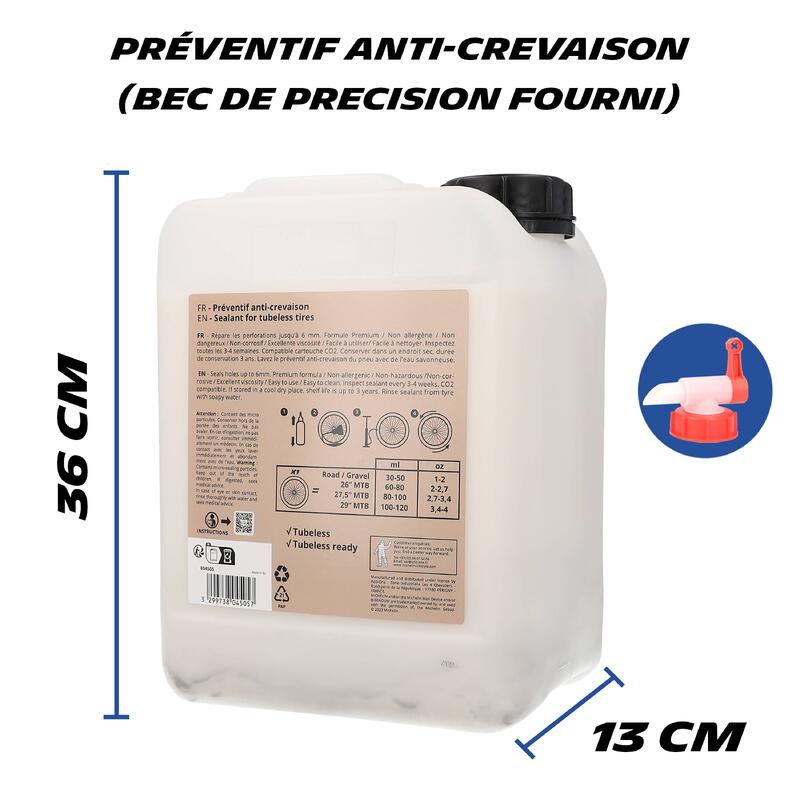 Préventif crevaison Tubeless Ready 5L MICHELIN Vélo gravel, VTT.