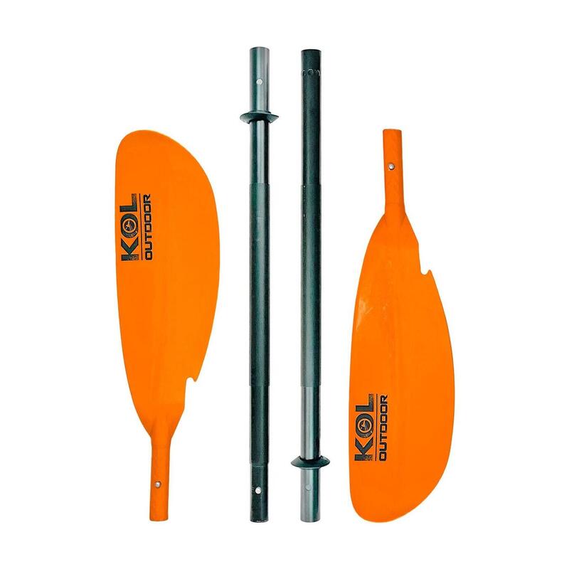 Remo de aluminio 4 piezas Kol Outdoor para kayak.