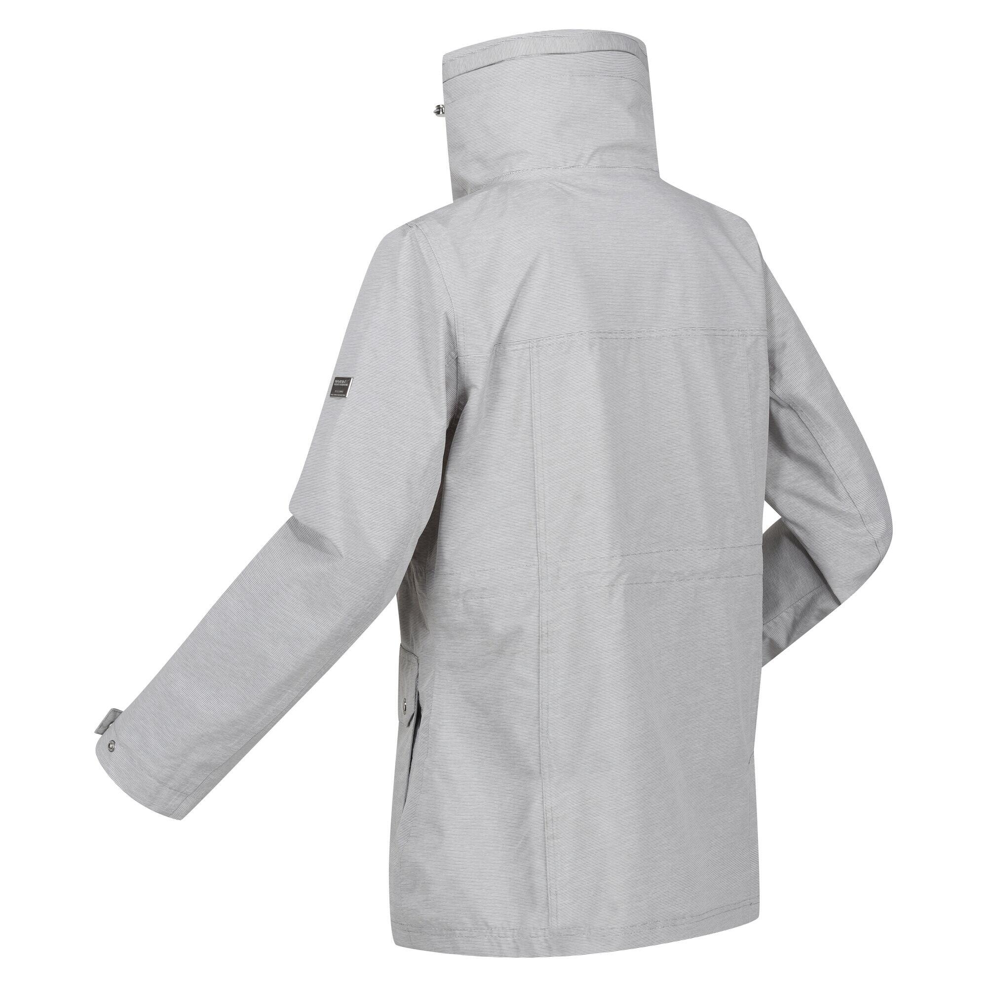 Womens/Ladies Novalee Raincoat (Silver Grey) 4/5