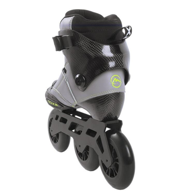 Fizzo Adjustable Inline Skates - Aluminum ABEC 7 Bearings, Purple/Blue/Green, Size Adjustable