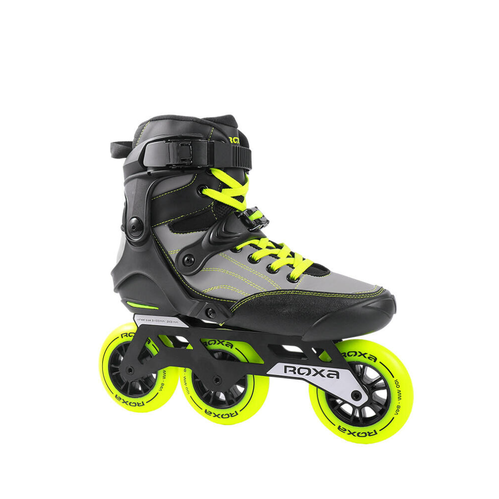 Patins en ligne adulte X-MAZE Gris/Fluo