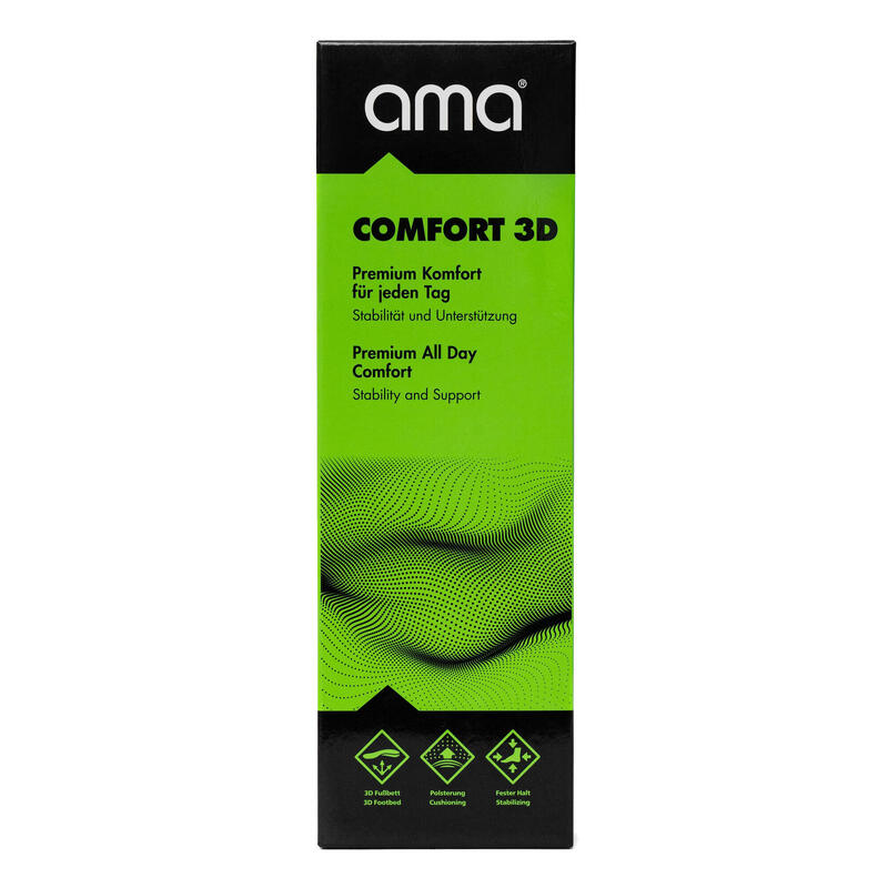 Einlegesohle AMA Comfort 3D Fußbett mehrfarbig polsternd ergonomisch