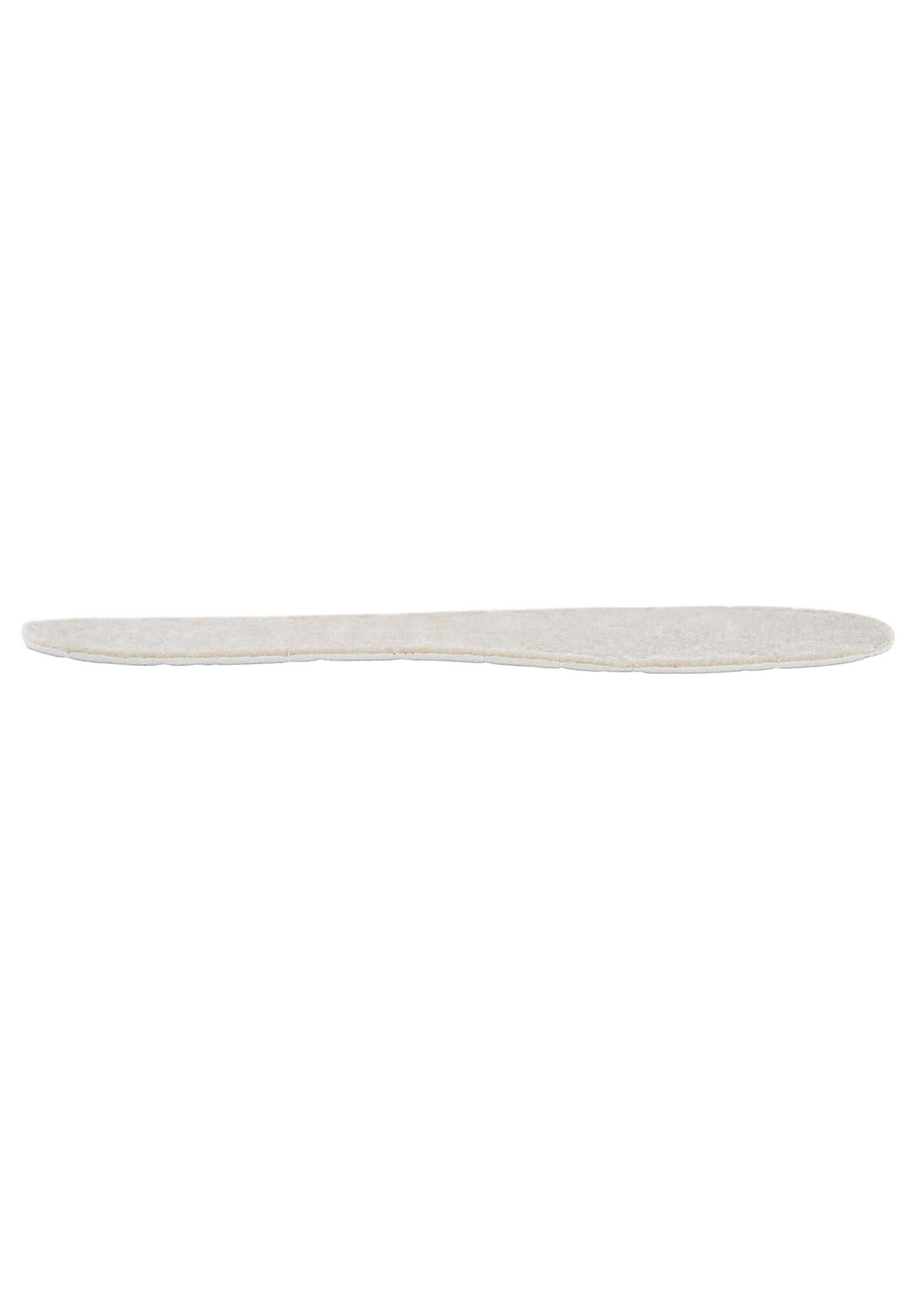 Einlegesohle Warm Filz weiß 4/5