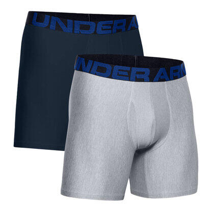 Under Armour caleçons hommes Ua Tech 6In 2-Pak 6/7