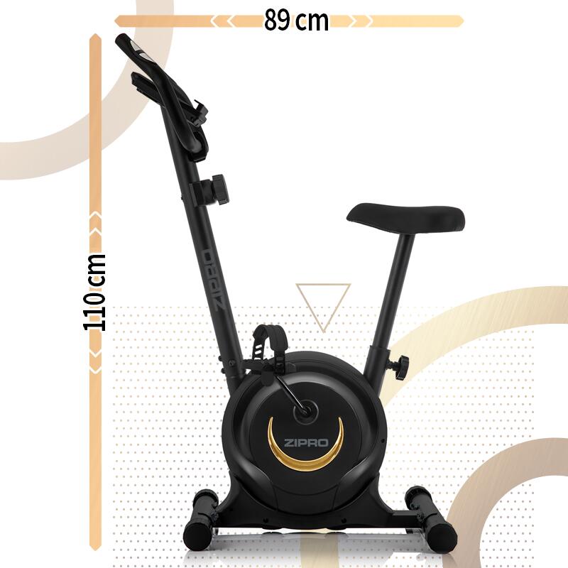 Hometrainer Zipro One S Gold magnetische 8 weerstandsniveaus fitness en cardio