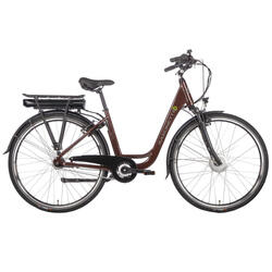 Vélo électrique femme City Plus, 50 cm, Nxs 7, rouge