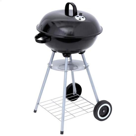 Barbecue portatile a carbonella con due griglie Aktive