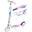 Dámská skládací koloběžka Raven Anabel navy/pink s ruční brzdou ABEC9 200mm