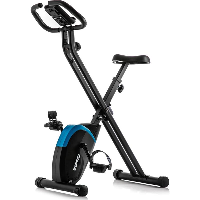 Heimtrainer Zipro Future X magnetisch Klappbar Fitnessfahrrad mit Computer