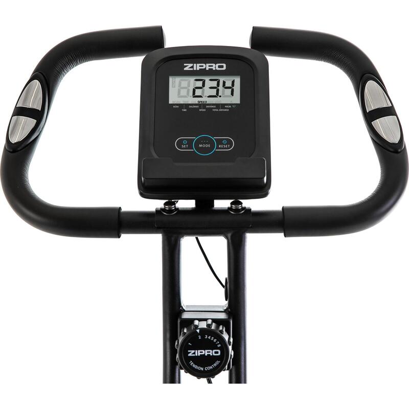 Bicicleta estática plegable Zipro Future X compacta para fitness y cardio